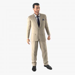 Mediterranean Businessman Rigged 2 3D model