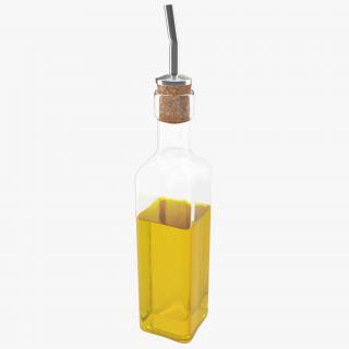 3D Olive Oil Bottle