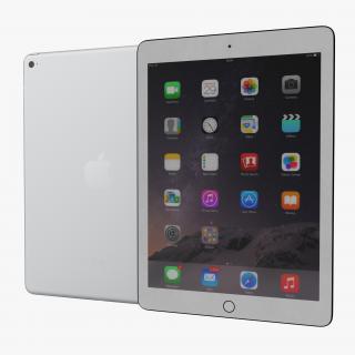 iPad Air 2 Silver 2 3D model