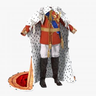 3D model Royal King Costume 2