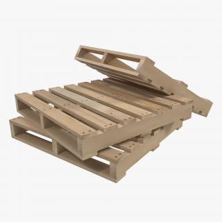 3D Wooden Pallet model