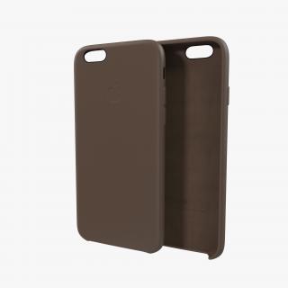 iPhone 6 Plus Leather Case Brown 3D