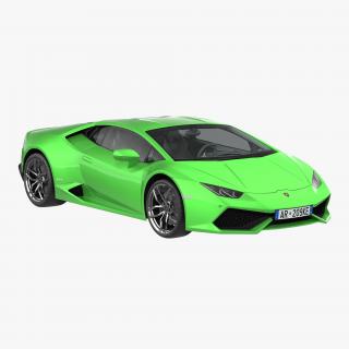 3D Lamborghini Huracan Rigged