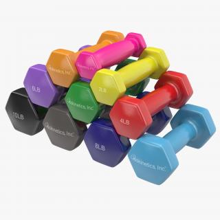 3D Dumbbell Weights Set Generic model