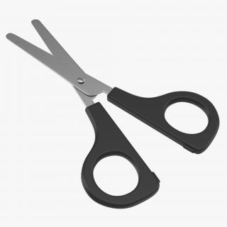 3D Scissors 2 Black