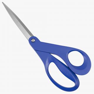 3D Scissors Blue model