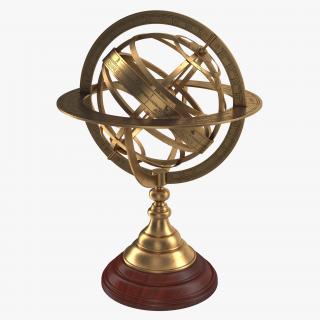 3D model Antique Globe 4