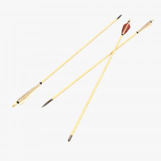 Bow Arrows Set 3D model