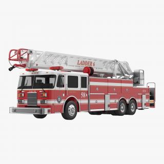 Ladder Fire Truck 3D