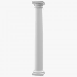 Tuscan order Column 3D model