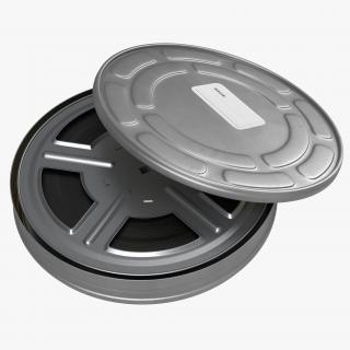 3D Video Film Reel in Case model