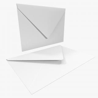 3D White Envelope 2