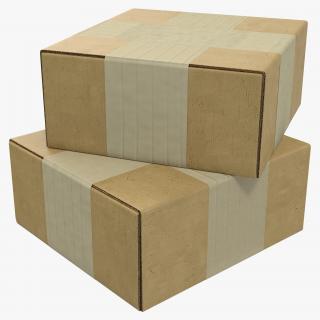 3D model Cardboard Box 4