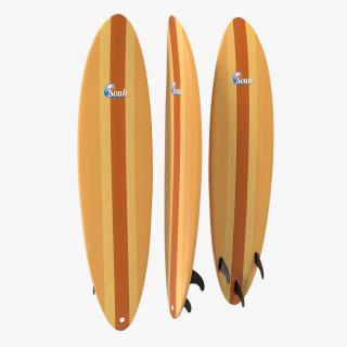 3D model Surfboard Funboard 2