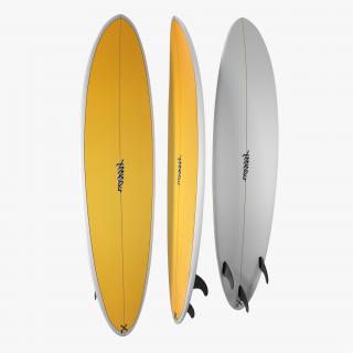 3D model Surfboard Funboard 3