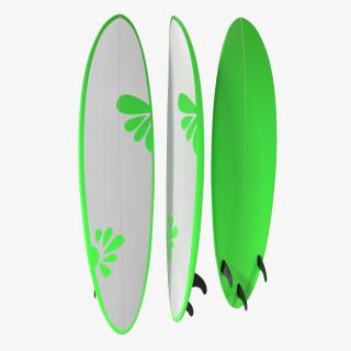 3D model Surfboard Funboard 4