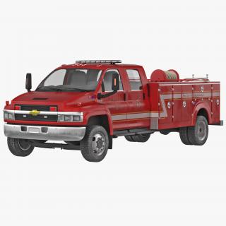 3D model Chevrolet Fire Truck