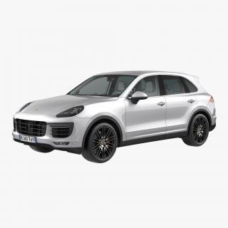 3D Porsche Cayenne Turbo S 2015 model