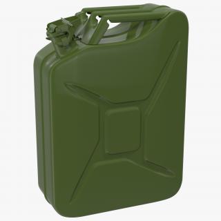 3D Jerry Can Metal Gas Can model