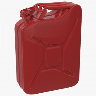 3D Gas Can Red