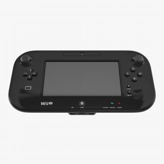 3D Nintendo Wii U Controller Black