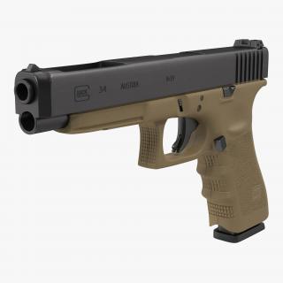 Competition Pistol Glock 34 3D