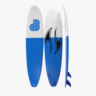 Surfboard Longboard 3D model