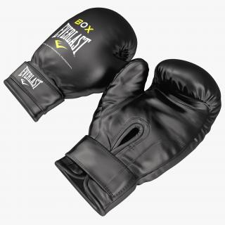 3D Boxing Gloves Everlast Black model