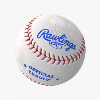 Baseball Ball Rawlings 3D