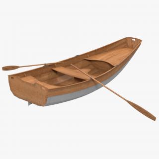 3D Rowing Boat 2 model