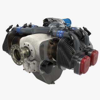 Piston Aircraft Engine ULPower UL260i 2 3D model