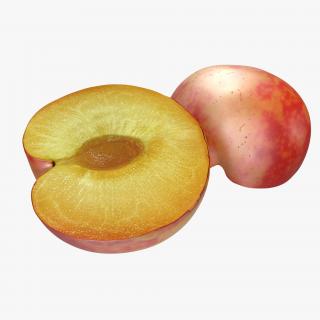 3D Plum Half 3