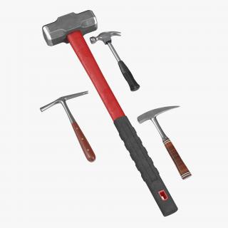 3D Generic Hammers 3D Models Collection 2 model