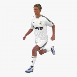 Soccer Player Real Madrid Rigged 2 3D model