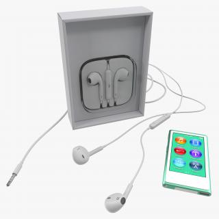 iPod Nano Green 3D Models Set 3D model