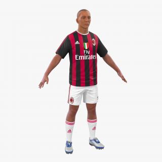 Soccer Player Milan 3D model