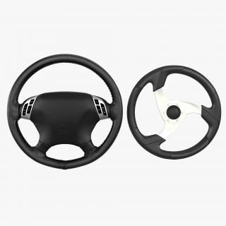 3D Steering Wheels Collection