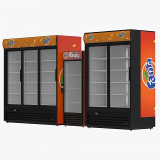 3D model Fanta Refrigerators Collection