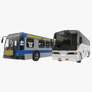 3D Buses Collection