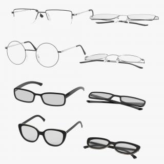 3D model Glasses Collection 3