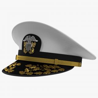 3D Admiral Combination Hat model