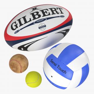 Sport Balls Collection 3D