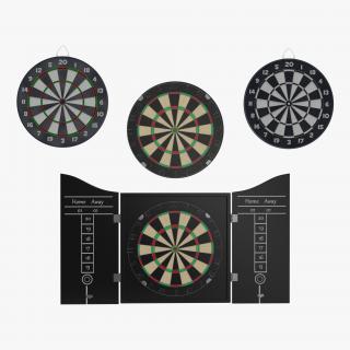 Dart Boards Collection 3D