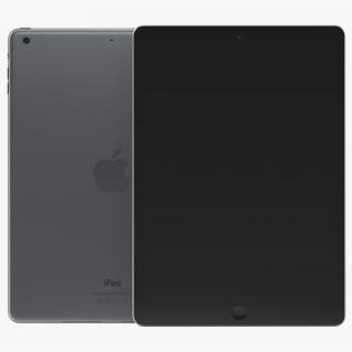 iPad Air Space Gray 3D model