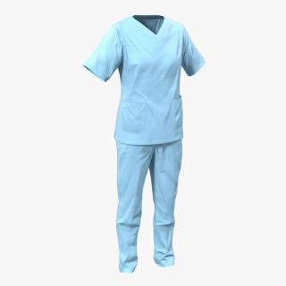 3D Female Surgeon Dress 12 model