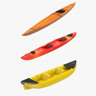 Kayaks Collection 3D