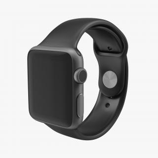 Apple Watch 38mm Fluoroelastomer Black Sport Band 3D model