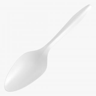 3D Plastic Spoon model