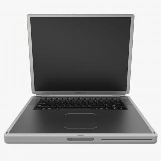 3D Apple PowerBook G4 model