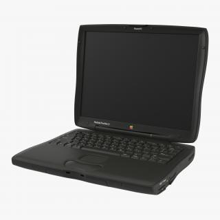 3D Apple PowerBook G3 model